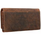 Greenburry Vintage portemonnee leer 18,5 cm  bruin