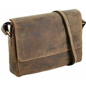 Greenburry Vintage Boodschapper Leder 34 cm brown