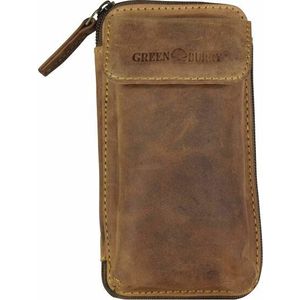 Greenburry Vintage heuptasje leer 14,5 cm brown