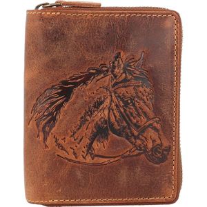 Greenburry Vintage Portemonnee leer 10 cm
