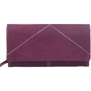 Greenburry Tumble Nappa Portemonnee Leer 19 cm plum