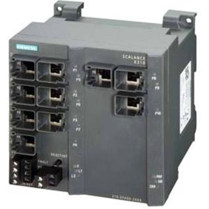 Siemens - Scalance X310 - Managed Switch - 7x 10/100 Mbit/s - 3x 10/100/1000 Mbit/s