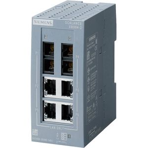 Siemens - Scalance XB004-2 - Industriële Ethernetschakelaar - 4 Havens - IP20 - DIN-Rail