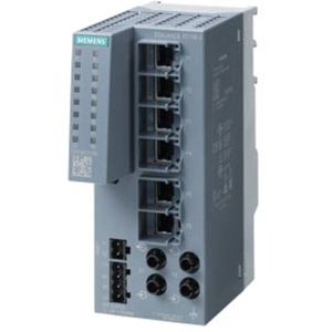 Siemens - SCALANCE XC106-2 - Hubs & Switches - Zwart - 6x 10/100MBit/s RJ45-poorten