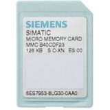 Siemens - SIMATIC S7 Micro Geheugenkaart - Turkoois - 512 kB - Nflash
