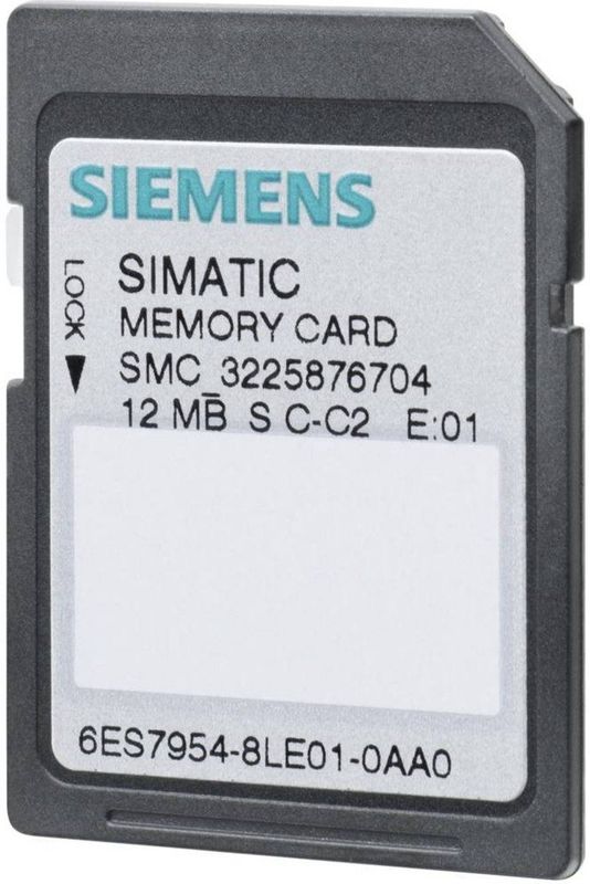 Siemens - Geheugenkaart - 0.01 GB - Flash EPROM - Voor SIMATIC S7