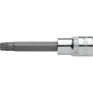 Vigor V2113 12,5 mm (1/2 inch) schroevendraaier-inzetstuk, veeltand (XZN) M9, lengte: 100 mm