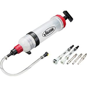 ViGOR - V4201 - Vacuümpomp - Inclusief Vijf Adapters - Capaciteit 1,5 Liter