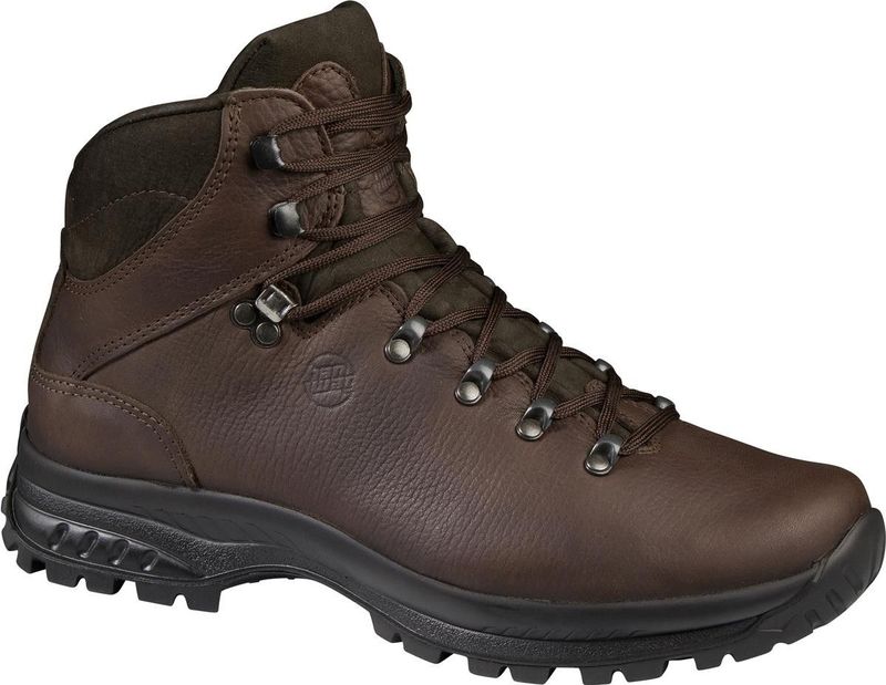 Hanwag - Waxenstein Bio - Wandelschoenen - Zwart/Bruin - Zonder Membraan - Vibramzool