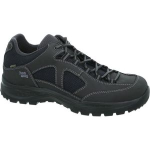 Hanwag Gritstone II GTX Heren waterdichte lage wandelschoenen Asphalt/Black