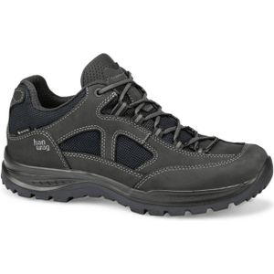 Hanwag - Gritstone II WIDE GTX - Wandelschoenen - Grijs - Nubuck - Waterdicht