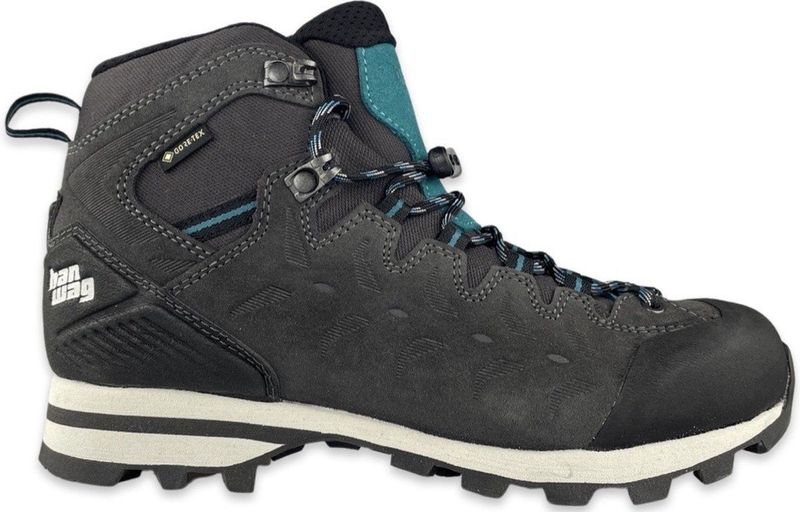 Wandelschoen Hanwag Women Makra Light GTX Asphalt Bluegreen