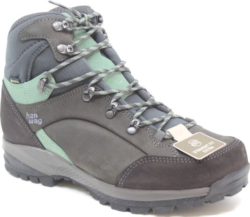 Wandelschoen Hanwag Women Banks SF Extra GTX Asphalt Mint