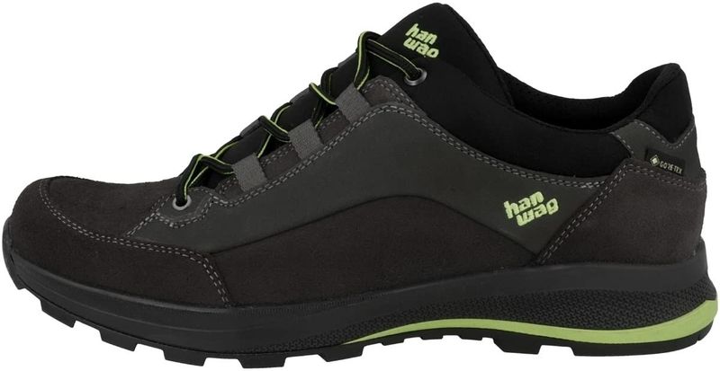 Wandelschoen Hanwag Men Banks Low GTX Asphalt Yellow-Schoenmaat 44,5