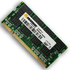 Mustang Memory M3064644406ND (1 x 512MB, 333 MHz, DDR3 RAM, SO-DIMM), RAM, Groen