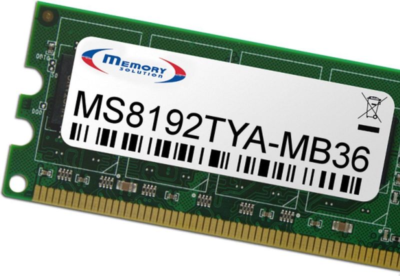 Memory Solution MS8192TYA-MB36 8GB geheugenmodule - modules (8 GB, groen)