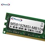 Memorysolution Geheugenoplossing MS8192MSI-MB104 (MSI P67A-GD80, 1 x 8GB), RAM Modelspecifiek, Groen