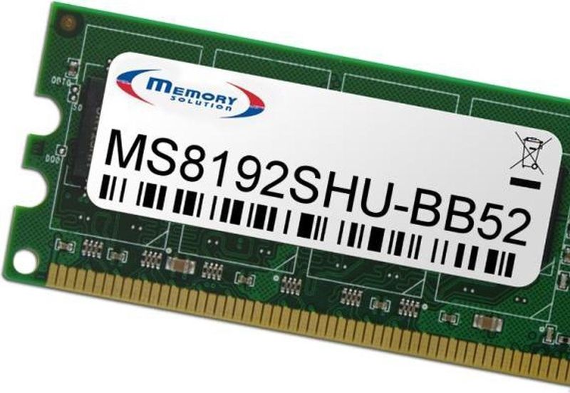 Memorysolution - MS8192SHU-BB52 - RAM - Groen - 8GB - Modelspecifiek