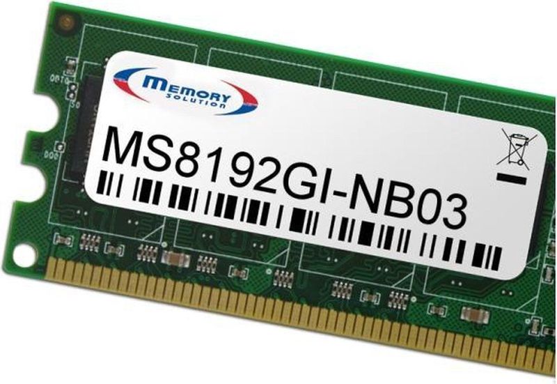 Memory Solution MS8192GI-NB03 8GB geheugenmodule - geheugenmodule (8 GB, groen)