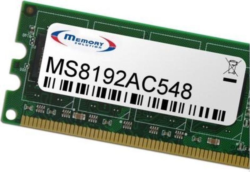 Memorysolution - MS8192AC548 - Geheugenmodule - 8GB - RAM Modelspecifiek
