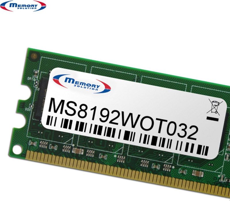 Memory Solution MS8192WOT032 werkgeheugen (8 GB)