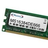 Memorysolution Memory Solution MS16384DE666, Component voor: PC/server, Intern geheugen: 16 GB, Geheugenlayout (modules x formaat): 1 x 16 GB, Kleur van het product: Zwart, Goud, Groen (MS16384DE666)