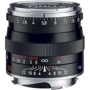 Zeiss - Planar T* 50mm F/2.0 - Camera Lens - Zwart