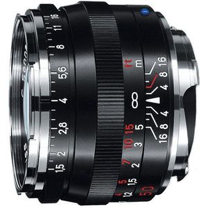Zeiss - ZM C Sonnar T* 50mm f/1.5 - Objectief - Zwart - Filtermaat 46mm