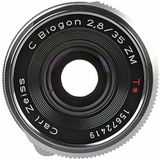 Zeiss 35mm F/2.8 C-Biogon T* zilver ZM (Zeiss-Leica)