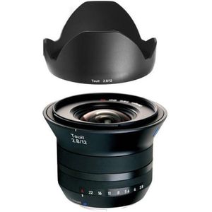 Zeiss Touit 12mm f/2.8, Fuji X (Fujifilm Fujinon XF, APS-C / DX), Objectief, Zwart