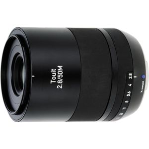 ZEISS Touit 000000-2030-681, 2,8 / 50 m voor hybride camera's met APS-C-sensor van Fujifilm (X-frame), zwart