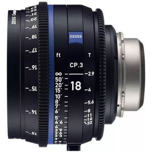 Zeiss Compact Prime CP.3 18mm T2.9 Canon EF-vatting