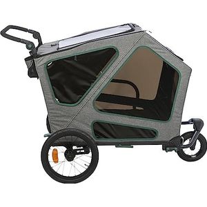 Trixie Jogger-Ombouw Voor Fietskar Large - Hondenfietskar - Grijs