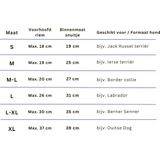 Trixie Muilkorf - Muzzle Flex Silicone - Zwart - Maat L - Snuit Omtrek 31 cm