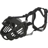Trixie Muilkorf - Muzzle Flex Silicone - Zwart - Maat L - Snuit Omtrek 31 cm