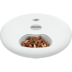 Trixie voerautomaat tx5 6 maaltijden 180 ml wit 32x32x8 cm