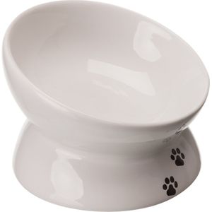 Trixie voerbak kat wit (150 ML 13 CM)