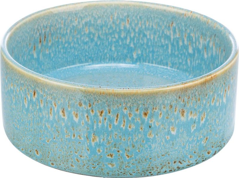 TRIXIE Hundenapf Steingut blau, Gr. 0,9 l/Ø16 cm, Durchmesser:  ca. 16 cm