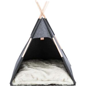 Trixie Schuilplaats Tipi Vilt Antraciet