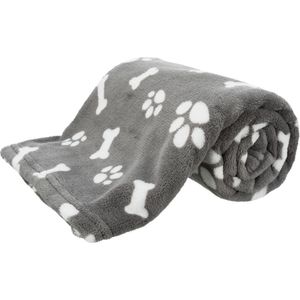 Trixie Hondendeken Kenny Fleece Bot / Pootjes Grijs