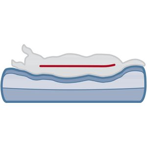 Trixie - Vital Hondenmand Sofa Bendson Orthopedisch Grijs - 100 x 80 cm