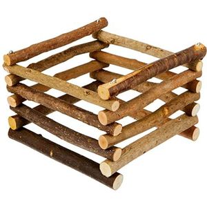 Trixie - Hooirek voor knaagdieren - Opvouwbaar - 15 x 11 x 15 cm,