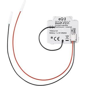 Homematic IP - Contact-interface Inbouw - Slimme Schakelaar - 1-voudig - Tot Zes Schakelaars Achteraf Slim Maken