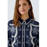 OUI - Blouse - Donkerblauw