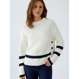 Gebreide pullover met ronde hals, model 'VINIAH'