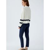 OUI Trui 'VINIAH'  navy / wit