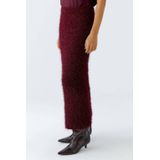 OUI - A-lijn Rok - Donkerrood