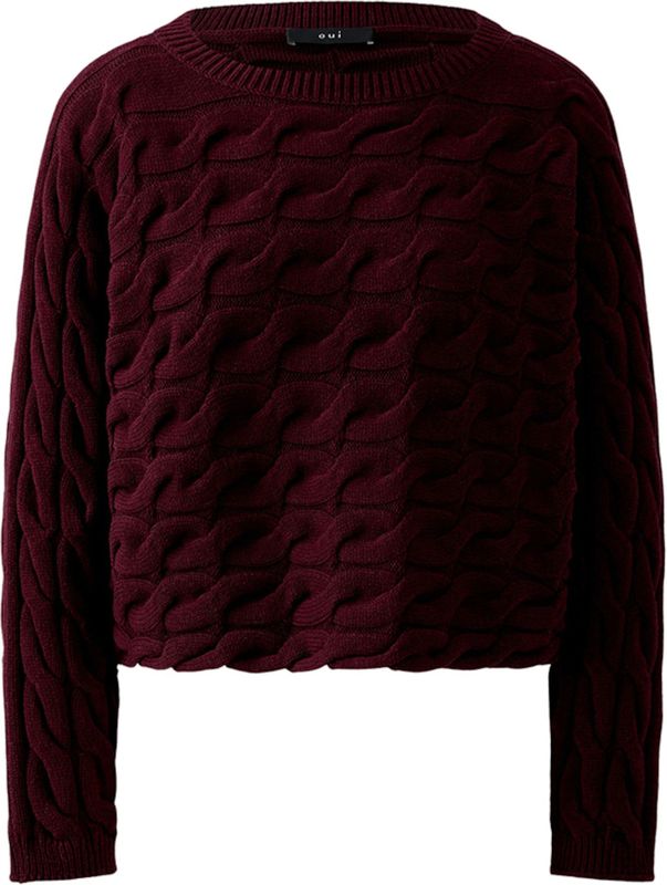 OUI - Pullover 0094609 - Bordeaux