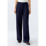 Oui - Wide Trousers - Broek - Blauw