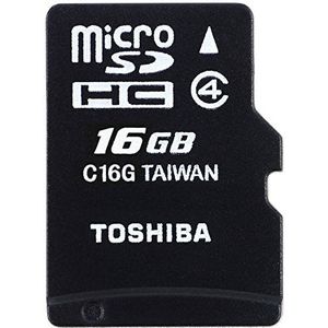 Toshiba HIGH SPEED M102 Micro SDHC 16GB Klasse 4 geheugenkaart (tot 4MB/s lezen)